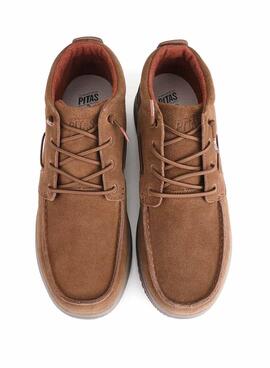 Botas Walkin Pitas Timor camel para hombre