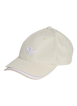 Gorra Adidas Visor beige para hombre y mujer