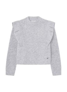 Jersey Pepe Jeans Winta gris para niña