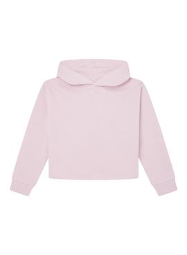 Sudadera Pepe Jeans Victoria rosa para niña