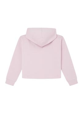 Sudadera Pepe Jeans Victoria rosa para niña