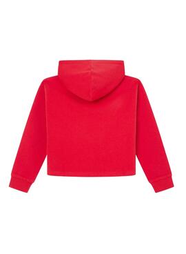 Sudadera Pepe Jeans Victoria rojo para niña