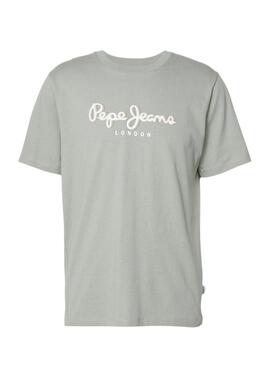 Camiseta Pepe Jeans Abel verde pastel para hombre