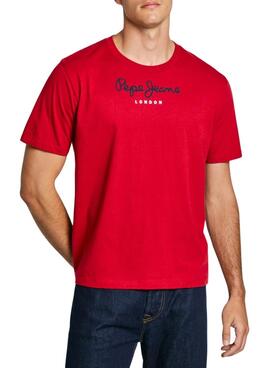 Camiseta Pepe Jeans Eggo rojo para hombre