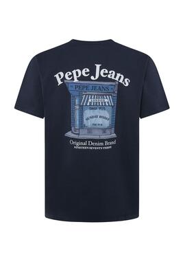 Camiseta Pepe Jeans Somerton azul marino para hombre