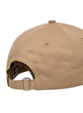 Gorra Tommy Jeans Heritage khaki para hombre