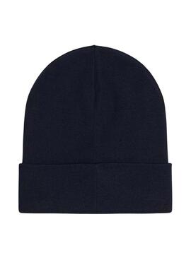 Gorro Tommy Jeans linear logo marino para hombre