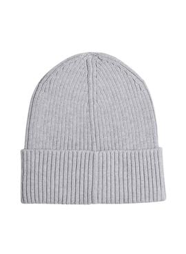 Gorro Tommy Jeans Heritage gris para hombre