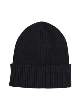 Gorro Tommy Jeans Heritage negro para hombre