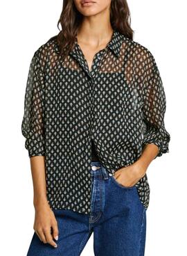 Camisa Pepe Jeans Samantha negro para mujer