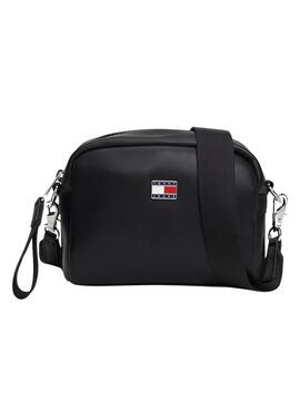 Bolso Tommy Jeans bandolera Archive negro para mujer