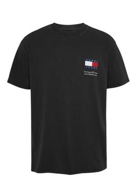 Camiseta Tommy Jeans Fun Novelty negro para hombre