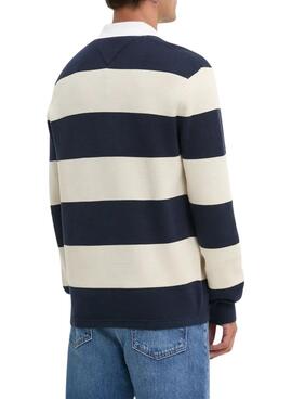 Polo Tommy Jeans Rugby rayas para hombre