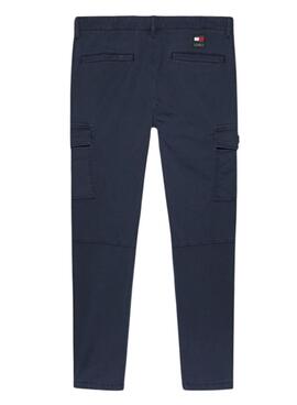 Pantalón Tommy Jeans Austin cargo marino para hombre