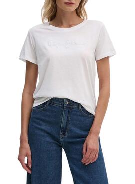 Camiseta Pepe Jeans Espe blanco para mujer