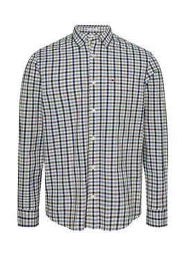 Camisa Tommy Jeans cuadros Poplin para hombre