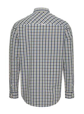 Camisa Tommy Jeans cuadros Poplin para hombre