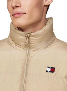 Plumífero Tommy Jeans Alaska beige para hombre