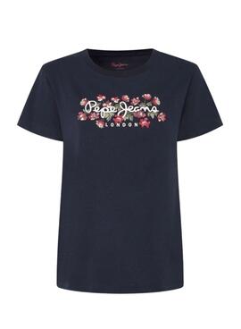 Camiseta Pepe Jeans Ginny azul marino para mujer