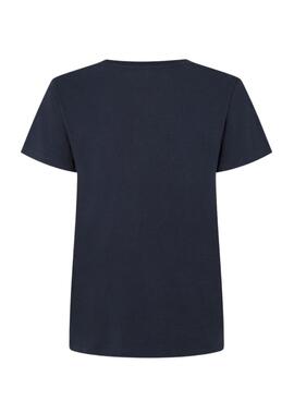 Camiseta Pepe Jeans Ginny azul marino para mujer