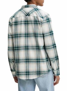 Camisa Tommy Jeans cuadros Flannel para hombre