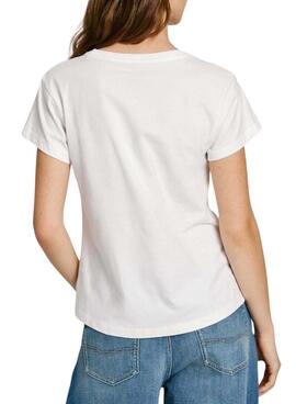 Camiseta Pepe Jeans Ginny blanco para mujer