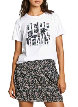 Camiseta Pepe Jeans Gloria blanco para mujer