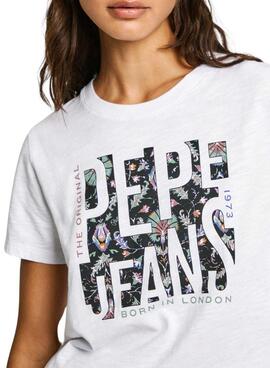 Camiseta Pepe Jeans Gloria blanco para mujer