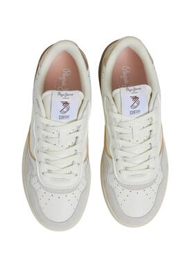 Zapatillas Pepe Jeans Chester blanco para mujer