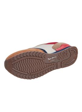 Zapatillas Pepe Jeans London grade marrón para hombre