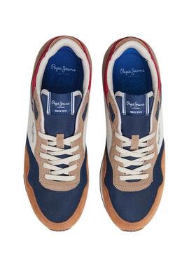 Zapatillas Pepe Jeans London grade marrón para hombre