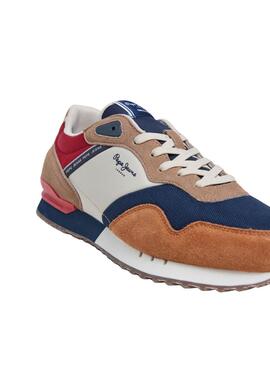 Zapatillas Pepe Jeans London grade marrón para hombre