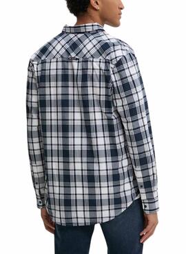 Camisa Tommy Jeans Poplin cuadros para hombre