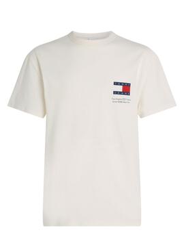 Camiseta Tommy Jeans Fun Novelty blanco para hombre