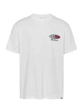 Camiseta Tommy Jeans Expedition blanco para hombre