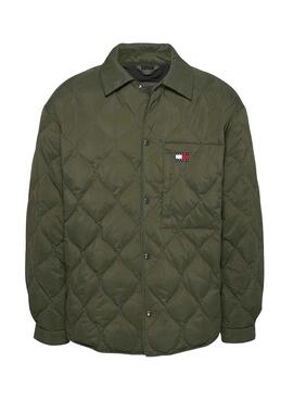 Chaqueta Tommy Jeans acolchada verde para hombre