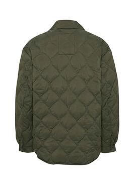 Chaqueta Tommy Jeans acolchada verde para hombre