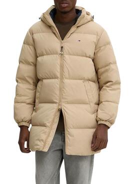 Parka Tommy Jeans Essential beige para hombre