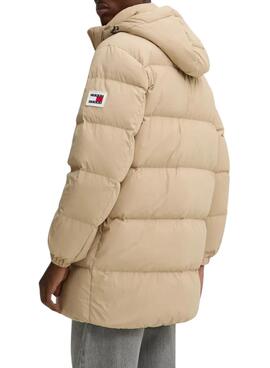 Parka Tommy Jeans Essential beige para hombre