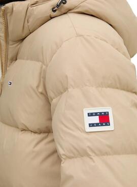 Parka Tommy Jeans Essential beige para hombre