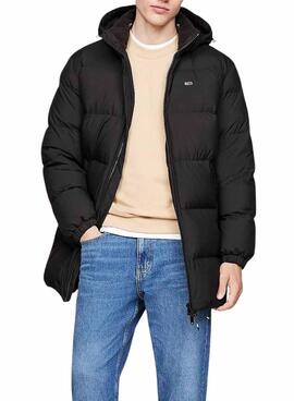 Parka Tommy Jeans Essential negro para hombre