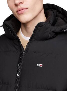 Parka Tommy Jeans Essential negro para hombre