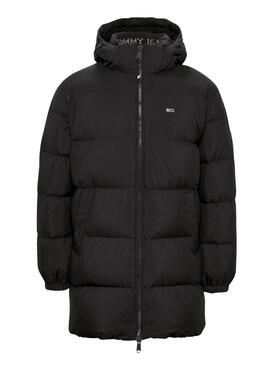 Parka Tommy Jeans Essential negro para hombre