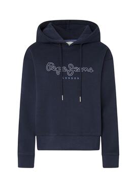 Sudadera Pepe Jeans Frida azul marino para mujer