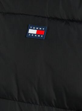 Parka acolchada Tommy Jeans Vail negro para hombre