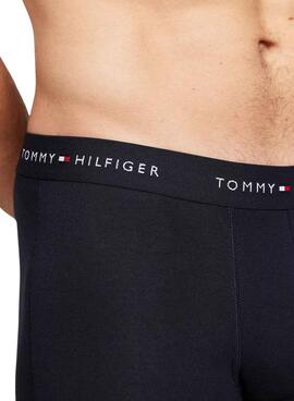 Pack 3 calzoncillos Trunk Tommy Hilfiger essential negro para hombre