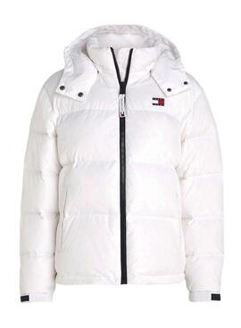 Plumífero Tommy Jeans Alaska blanco para mujer