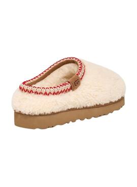  Zapatillas UGG  Tasman Maxy Curly beige para mujer