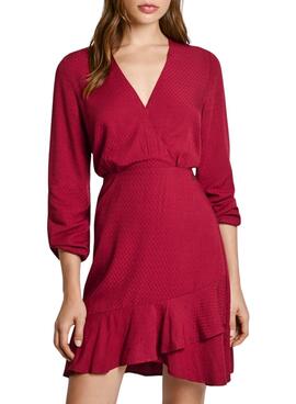 Vestido Pepe Jeans Kendall rojo para mujer