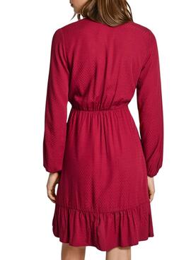 Vestido Pepe Jeans Kendall rojo para mujer